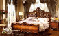 Italy French Antique Royal Luxury European Bedroom Furniture Classic Solid Wood 5PCS