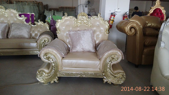 Antique style furniture sofa, good design fabric sofa set hotel lobby sofa
