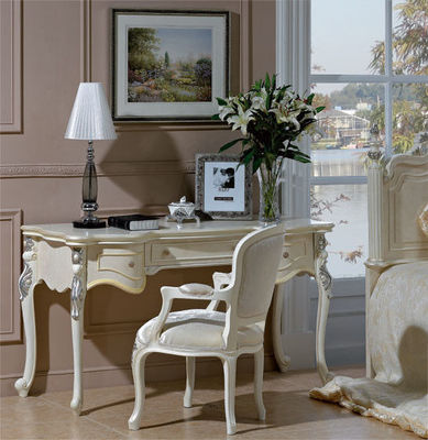 2pcs White European Classic Home Office Desks Household American Writing Desk