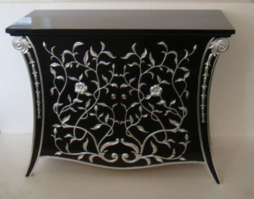 Grillwork Chinese Antique Sideboard
