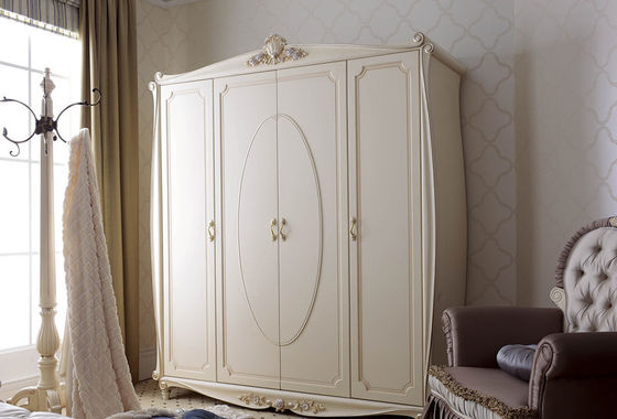 Exquisite style hand carved wood bedroom furniture sets Royal style antique furniture