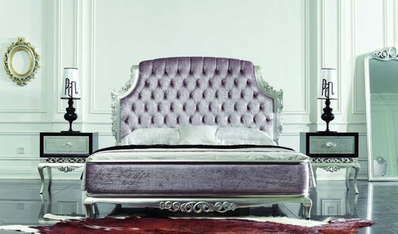 Luxury European Bedroom Furniture Royal Antique White King Size Bedroom Sets