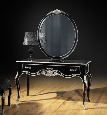 Oakwood Custom Classic Royal Bedroom Furniture Sets 6pcs Wood Frame Fabric Antique