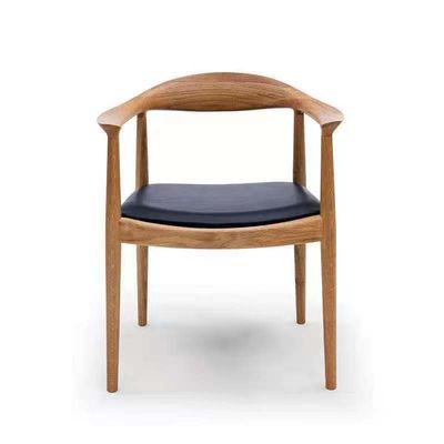 Wishbone Antique Wooden Throne Chair Y Shaped Solid Wood Dining Chairs