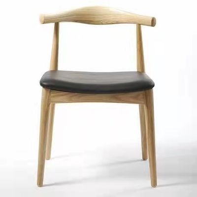 Wishbone Antique Wooden Throne Chair Y Shaped Solid Wood Dining Chairs