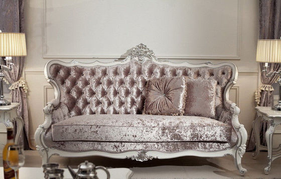 European Living Room Sofa Fabric Antique Luxury Home Furniture Sets