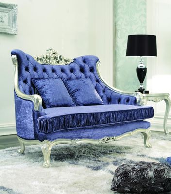 Dark Blue Luxury Living Room Furniture Sectional Velvet Modern American Sofas Sets