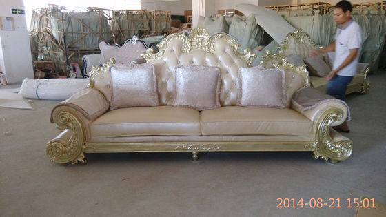 Antique style furniture sofa, good design fabric sofa set hotel lobby sofa