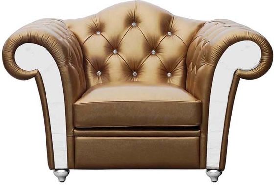 CE SGS Chesterfield Luxury Living Room Furniture Antique Leather Sofa Set