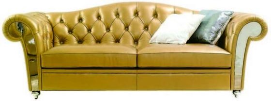 CE SGS Chesterfield Luxury Living Room Furniture Antique Leather Sofa Set