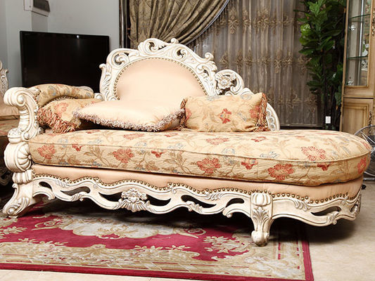 Two Seater Solid Wood Antique Luxurious Sofa Set French Country Living Room Furniture