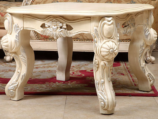Two Seater Solid Wood Antique Luxurious Sofa Set French Country Living Room Furniture