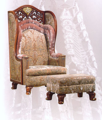 Elegant Blue Classic Arm Chair