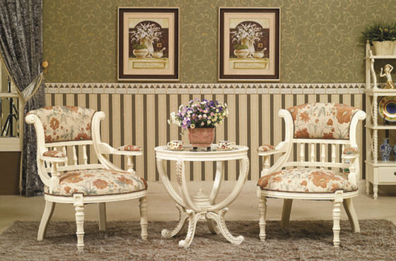 Italian Modern Classic Leisure Armchair Solid Wood Carved Elegant Princess Chair