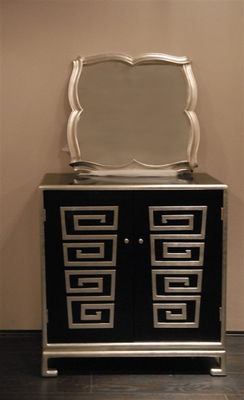 Grillwork Chinese Antique Sideboard