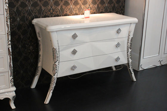 Rustic Home Painted Wooden Cabinets Drawer Sideboard Retro Storage Cabinet