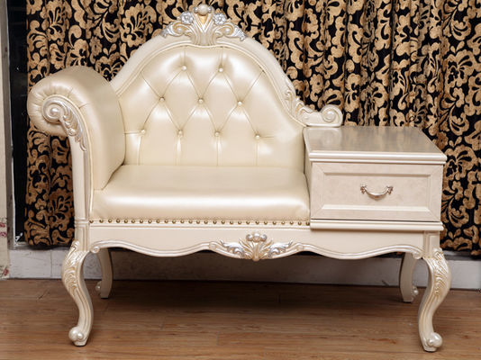 Comfortable Fancy Chaise Lounge Italian Hand Carved Solid Wood Lounge Chairs