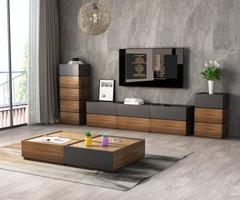 MDF Painting Melamine Storage Cabinet Chest Of Drawers PB Paper Veneer