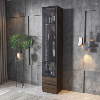 Corner Bar Wine Glass Display Cabinet