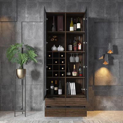 Corner Bar Wine Glass Display Cabinet