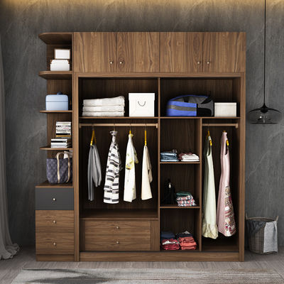 Sliding Door Wooden Clothes Wardrobe