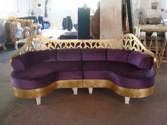 Classic Living Room Furniture Wooden Luxury Sofa Ombination L Shaped Sofa Recliner