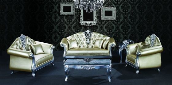 Nordic Blue Velvet Furniture Set