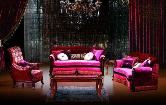 Nordic Blue Velvet Furniture Set