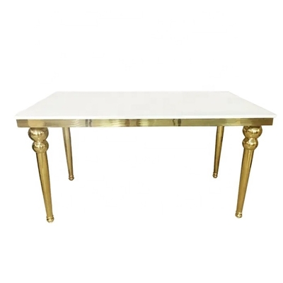 SS Base Elegant Wedding Chairs And Sweetheart Table