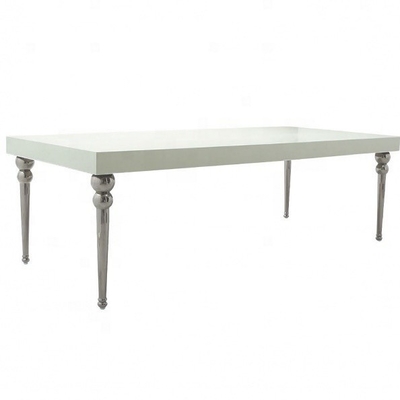 SS Base Elegant Wedding Chairs And Sweetheart Table